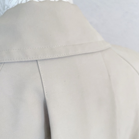 Burberry London Beige Trench Coat with Nova Check Lining Womens Size 12 - Picture 10 of 16